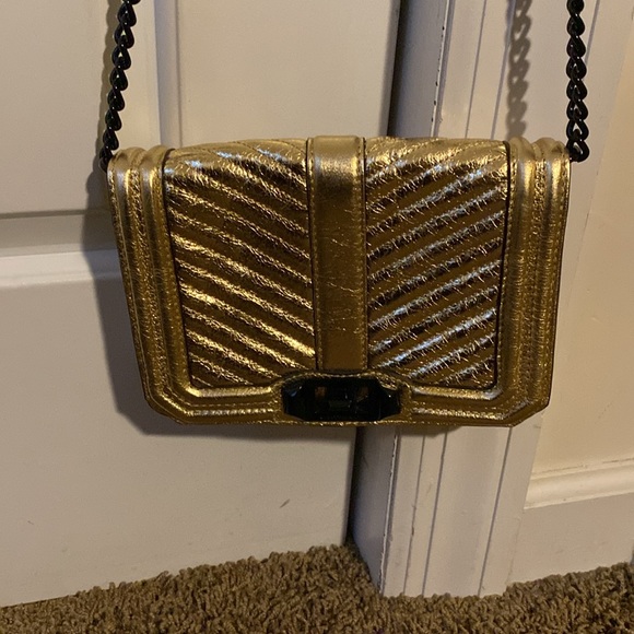 Rebecca Minkoff Chevron Quilted Small Love Crossbody - Picture 6 of 6